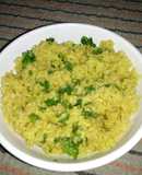 Arroz con cebolla al curry