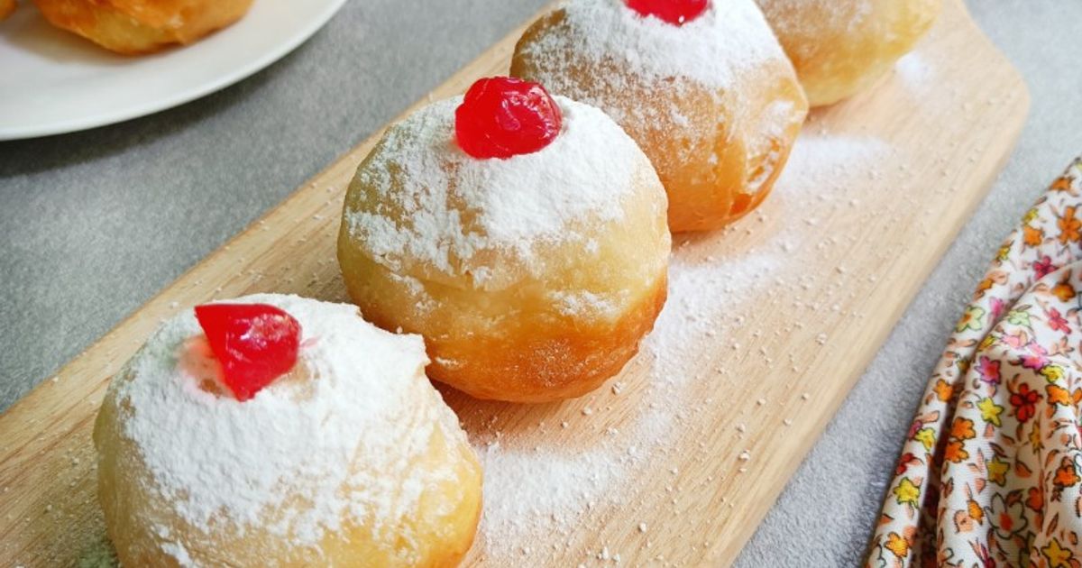 Donat bulat tidak bolong