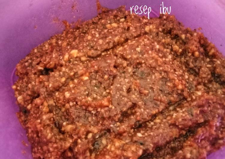 Resep Sambal kacang Anti Gagal