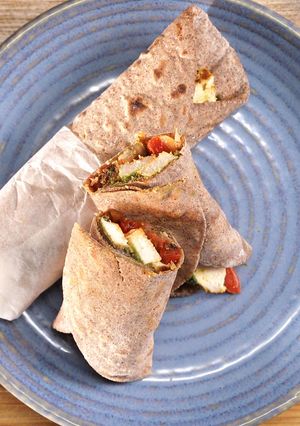 A picture of Chicken Kathi Roll.