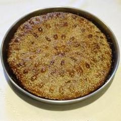 A picture of Vasilopita from Lesvos.