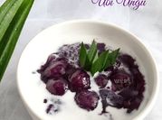 Gambar kolak biji salak ubi ungu