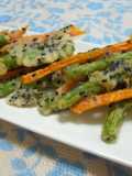 Green Bean and Carrot Sesame Tempura