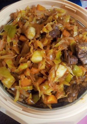 A picture of Cabbage sauce.