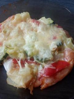 Una foto de Minipizzas de verduras