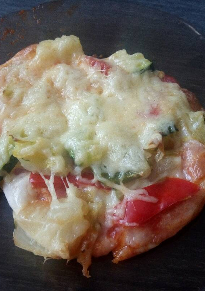 Una foto de Minipizzas de verduras