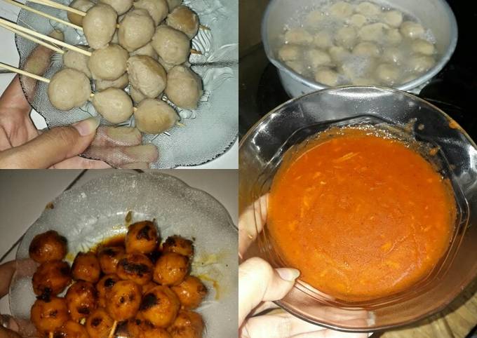 Cara Masakan Resep Bakso bakar bumbu rumahan ♥