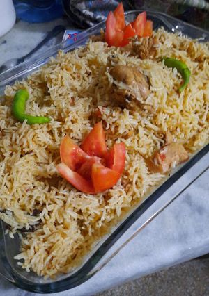 A picture of Chicken pulao 🍗🍗.