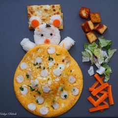 Rilakkuma Omurice Omelet Rice A picture of Rilakkuma Omurice Omelet Rice.