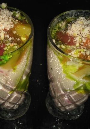 A picture of Rainbow Shahi Falooda.