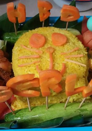 Foto resep Tumpeng mini Doraemon