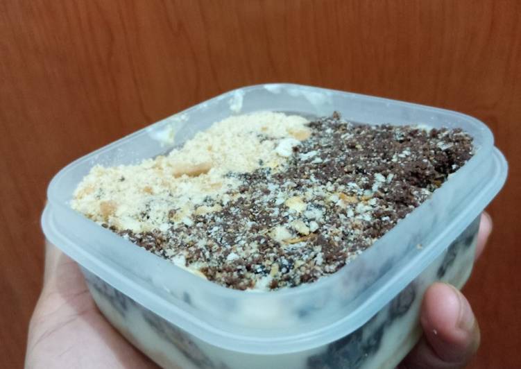 Langkah Mudah untuk Menyiapkan Regal cheses with gery salut dessert box yang Lezat Sekali