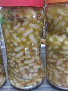 Una foto de Porotos a la vinagreta