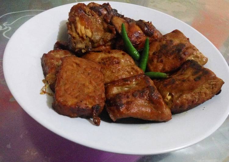 Tahu-Tempe-Ayam Bacem