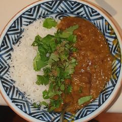 A picture of Beef coconut curry.