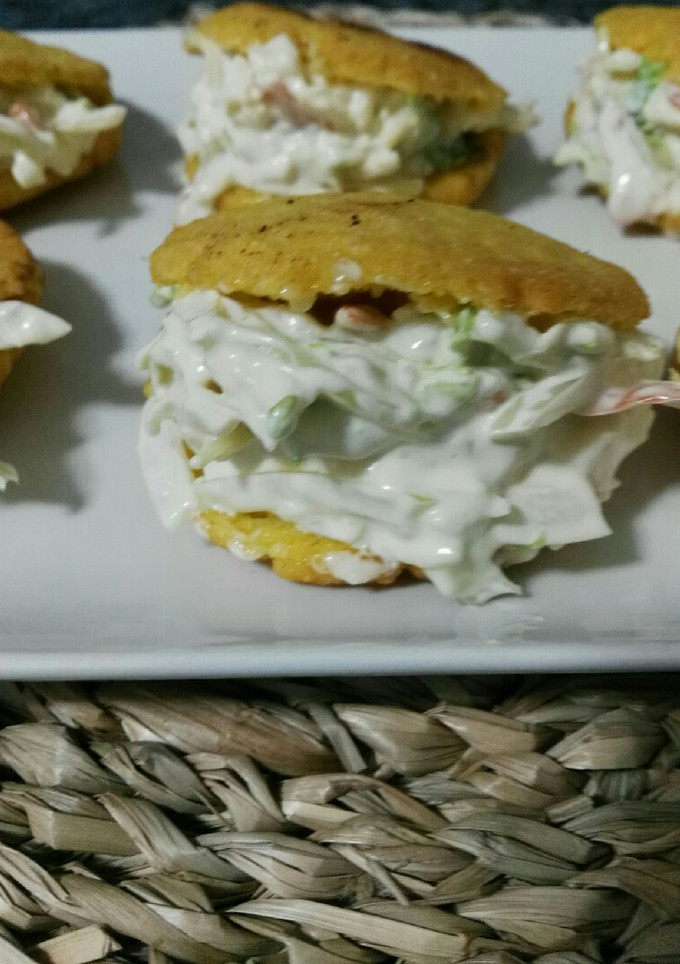 Una foto de Arepas