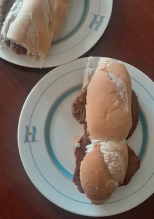 Una foto de Sándwich del Mundial 🏆🇦🇷(Milanesa de Peceto, Tomate y Mayo)