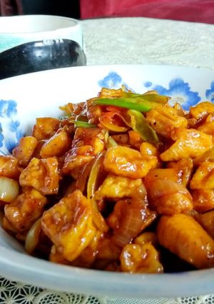 Foto resep Ayam Tahu Goreng Mentega