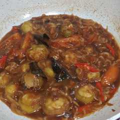 รูปของ Sayur Gambas (oyong)tumis