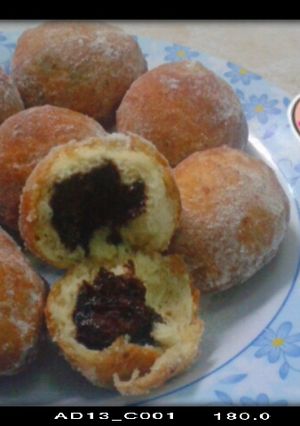 Foto resep Donat bulat isi coklat (tanpa kentang dan telur)