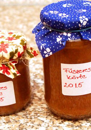 Fűszeres körte lekvár recept fotója
