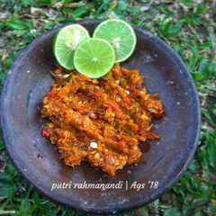 A picture of Sambal Bawang Merah.