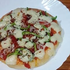 A picture of Pure veg pizza.