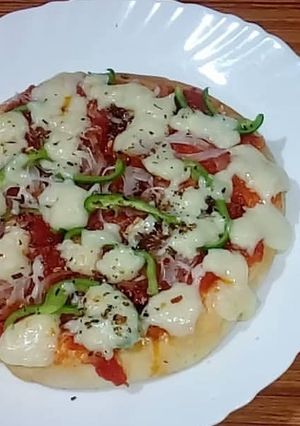 A picture of Pure veg pizza.