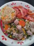 Pollito al jugo