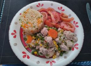Una foto de Pollito al jugo
