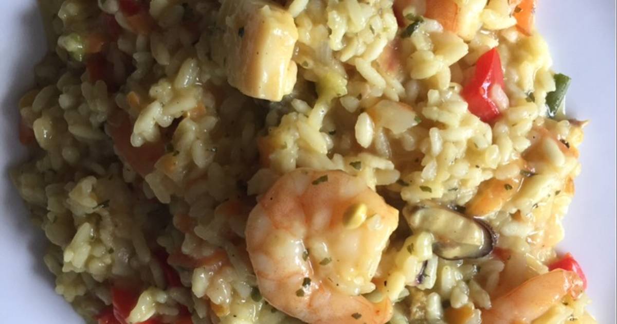 Risotto de camarones 32 recetas caseras Cookpad