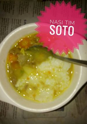 Foto resep Mpasi Nasi Tim Soto