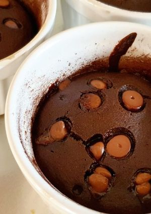 Φωτογραφία της συνταγής Brownies σοκολάτας γρήγορα και υγιεινά
