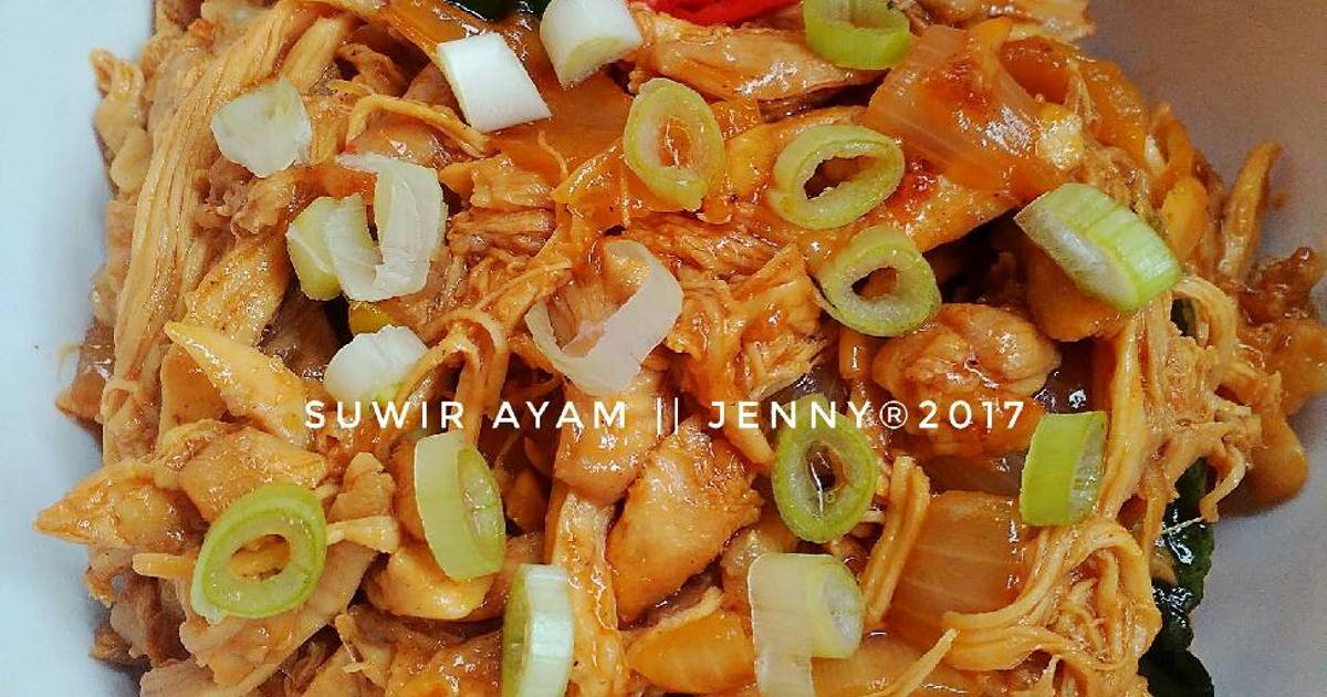Resep Suwir Ayam Ala Kondangan oleh Jenny - Cookpad