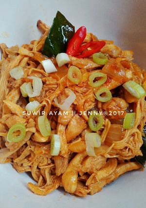 Foto resep Suwir Ayam Ala Kondangan
