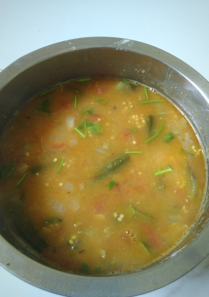 வெண்டைக்காய் சாம்பார் செய்முறை முக்கிய புகைப்படம்