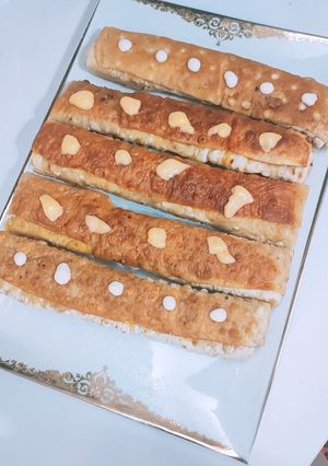 عکسی از دستور ساندویچ گوشت چرخکرده با پنیر واسفناج