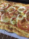 Pizzeta de hojaldre