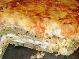 Lasaña de carne y espinaca, con jamón y muzzarella. Riquísima!