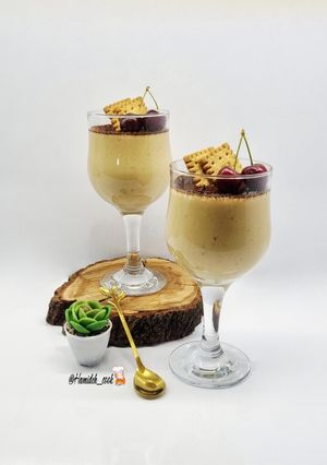 عکسی از دستور دسر سه سوته با بیسکوئیت پتی بور🍮