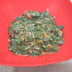 Creamed Spinach#VeganContest A picture of Creamed Spinach#VeganContest.