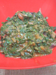 A picture of Creamed Spinach#VeganContest.