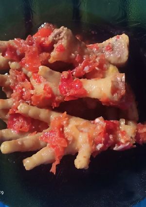 Foto resep Ceker setan sambal matah