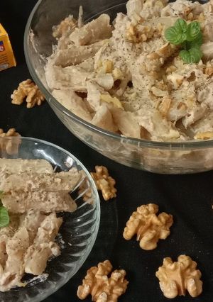 ક્રિમી વૉલનટ સોસ પાસ્તા (Creamy Walnut Sauce Pasta Recipe In Gujarati) રેસીપી મુખ્ય ફોટો