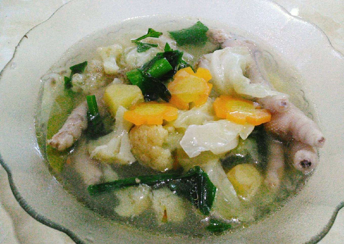 Sop Ceker Ayam