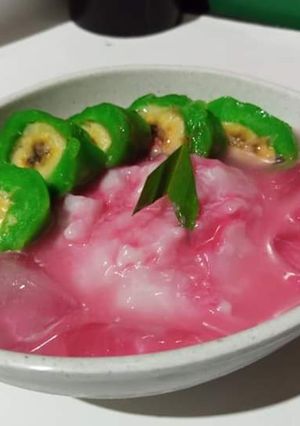 Foto resep Es pisang Ijo