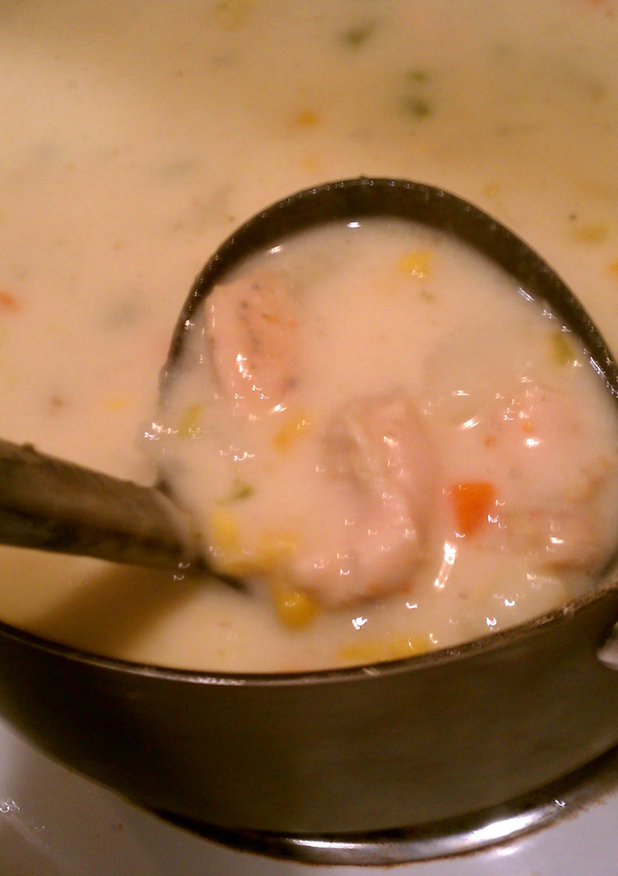 A picture of Chicken chowder.
