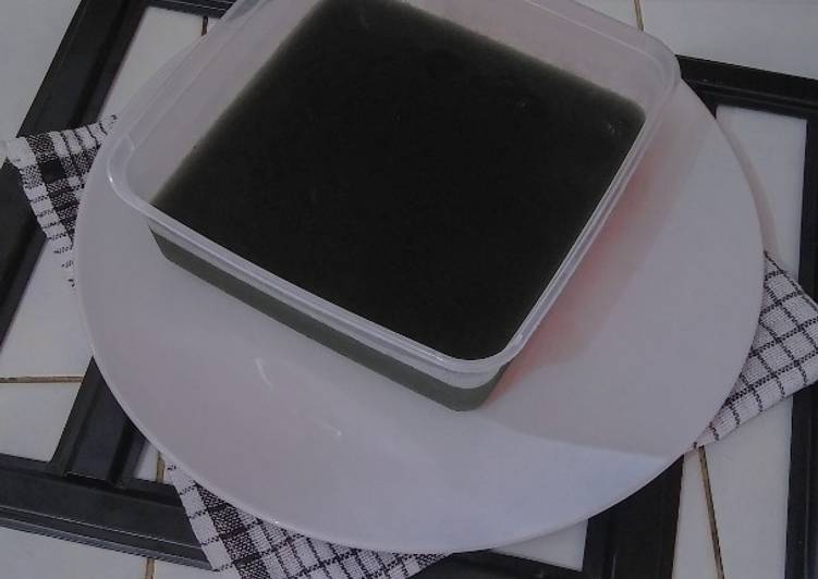 Resep Jelly Cincau Hijau | Cara Membuat Jelly Cincau Hijau Yang Anti Gagal