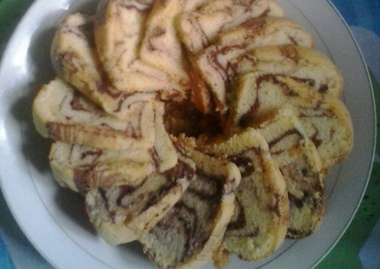 Resep Cake Marmer Pak Sahak Anti Gagal