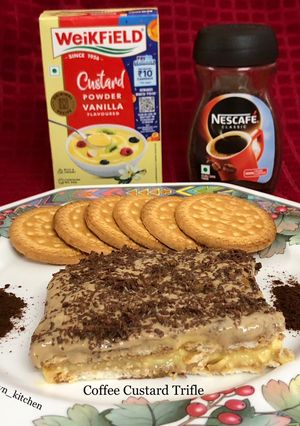 A picture of Coffee Custard Trifle.